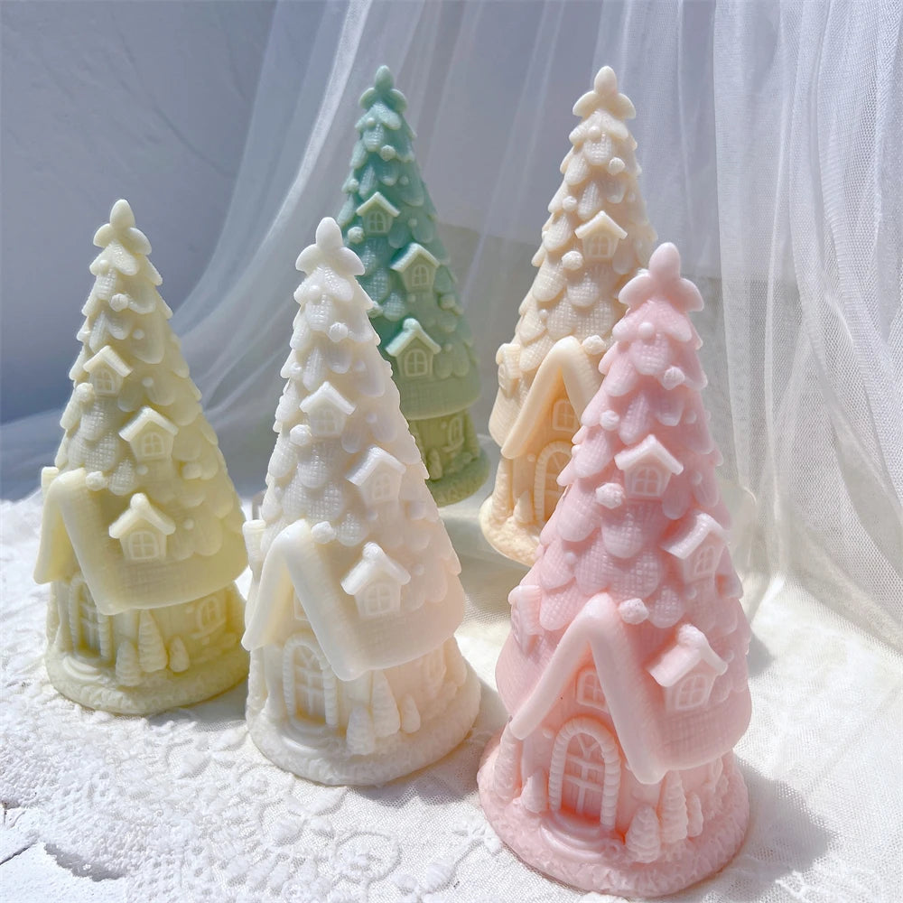 Christmas Pine Tree Silicone Candle Mold