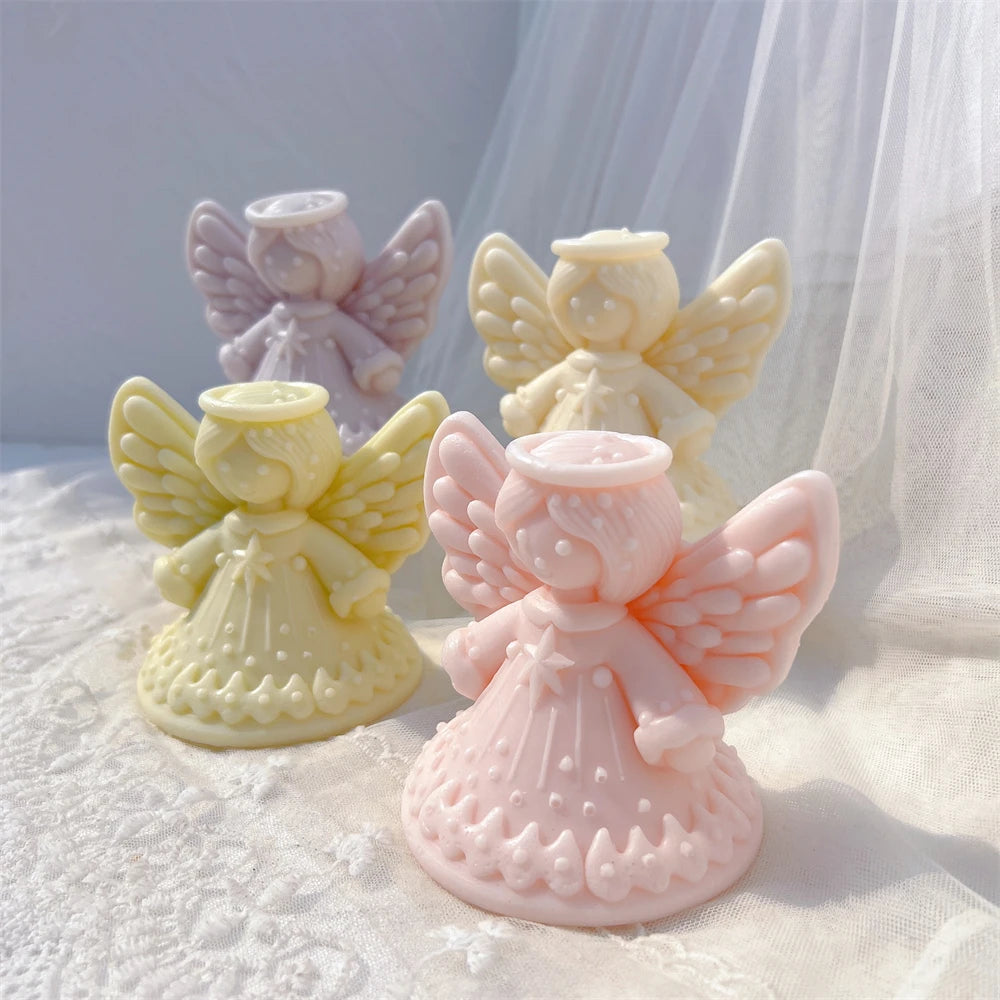 Christmas Angel Candle Mold