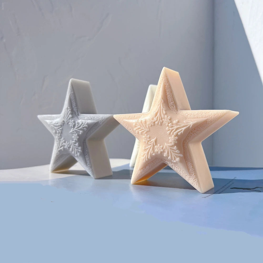 Star Silicone Candle Mold for Ramadan & Eid Decor