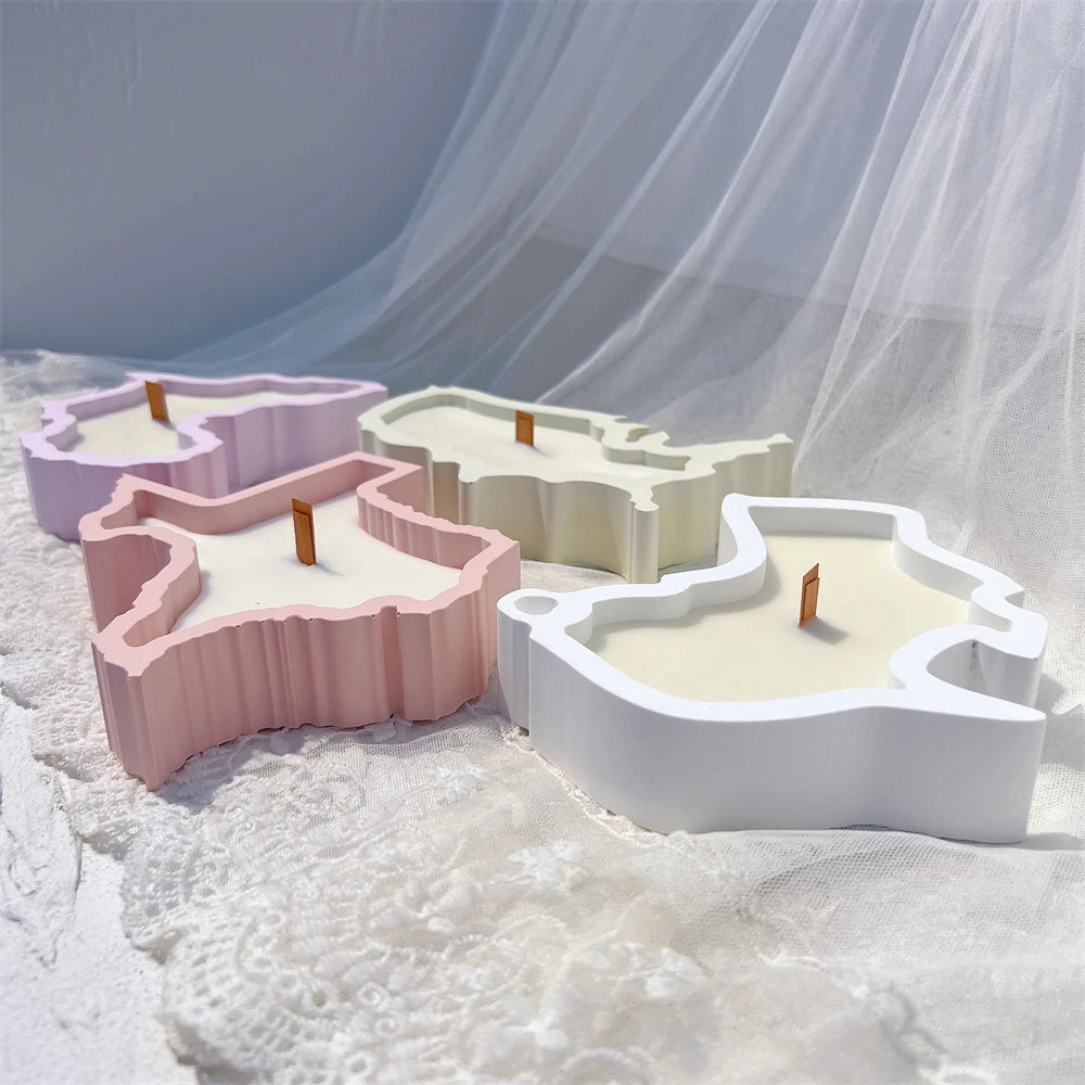 Map Candle Holder Silicone Mold