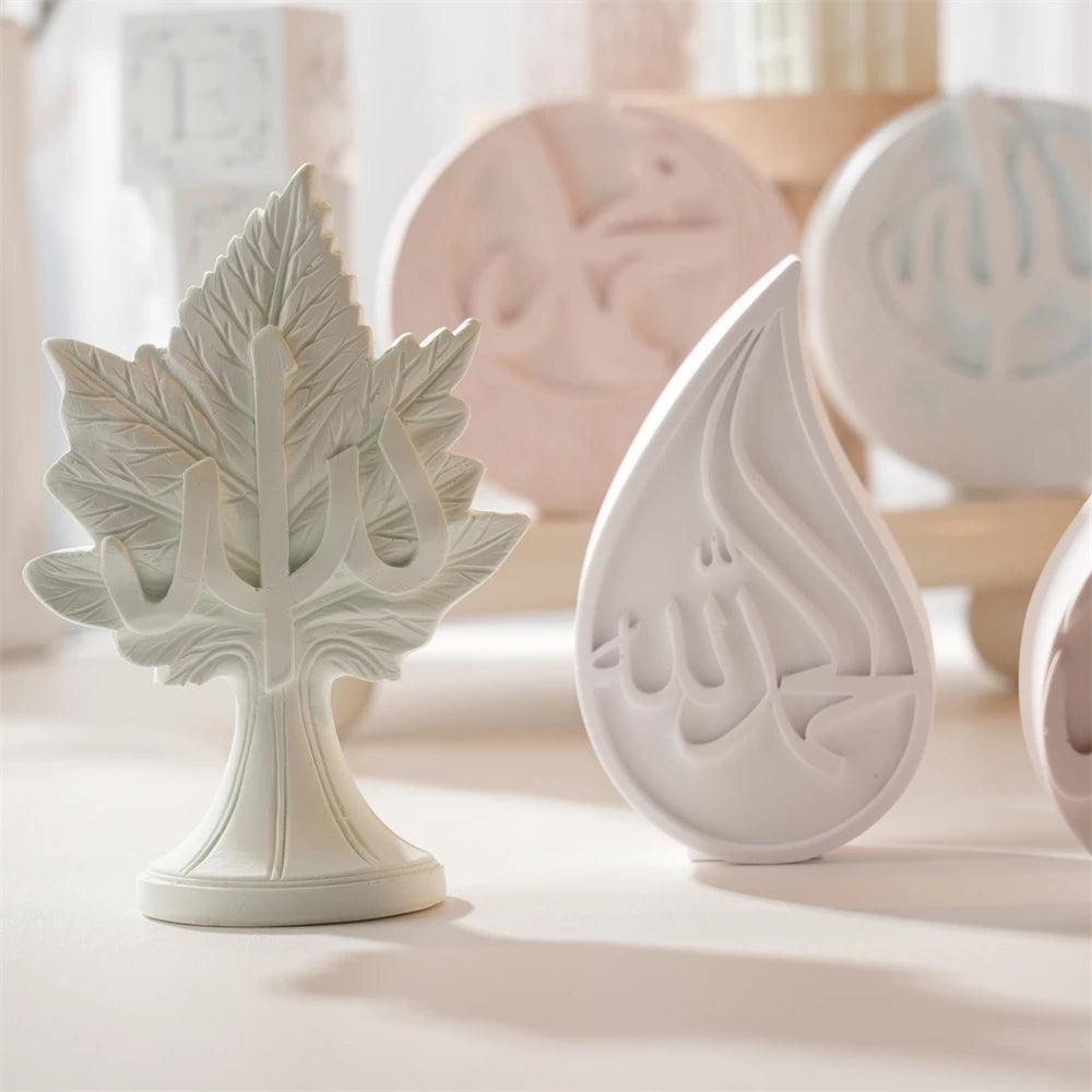 Islamic Ramadan Decor Silicone Candle Mold
