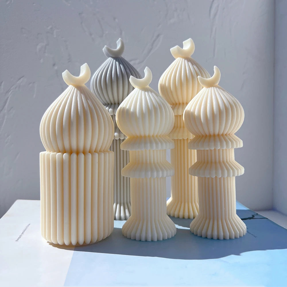 Ramadan Décor Pillar Candle Silicone Mold
