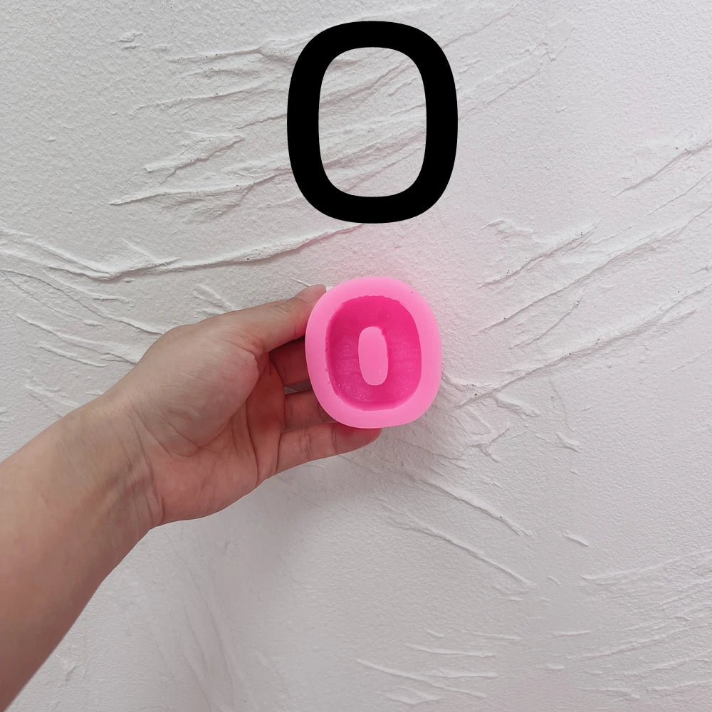 Gingerbread Alphabet & Numbers Silicone Mold