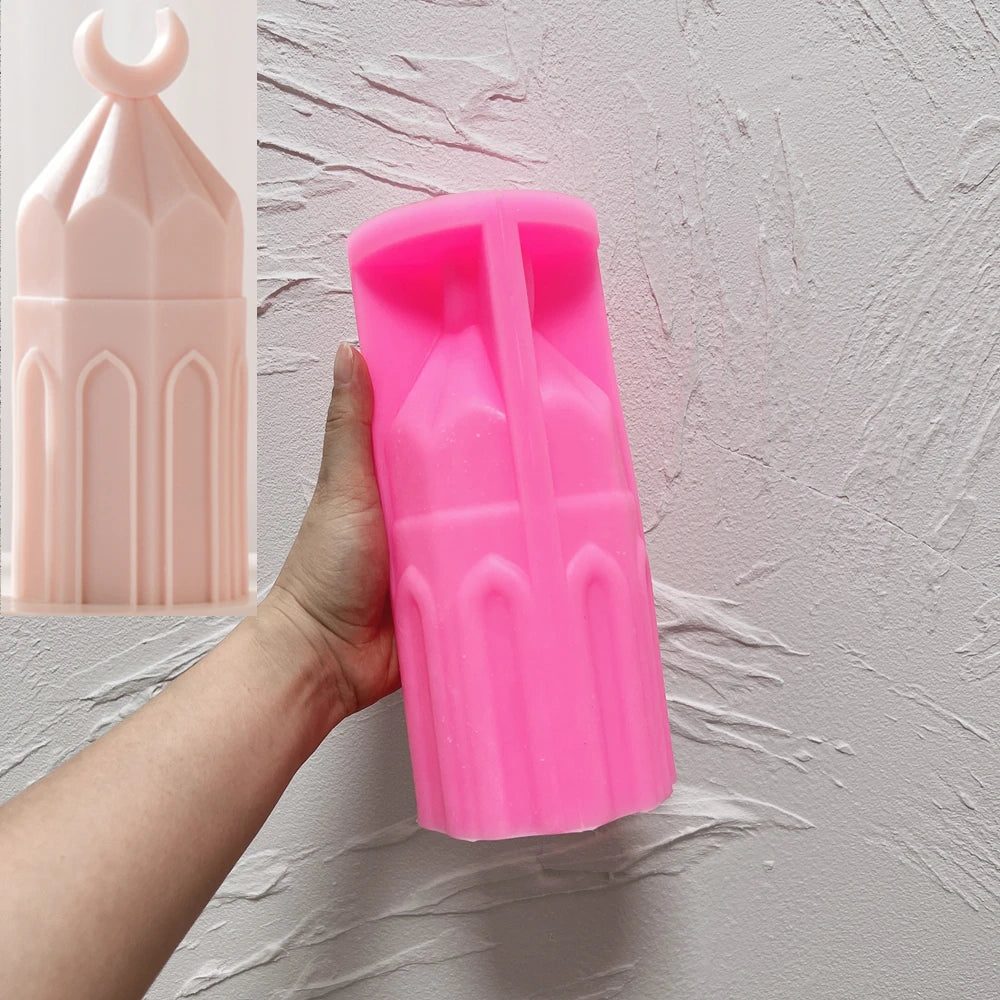 Moon Pillar Silicone Candle Mold