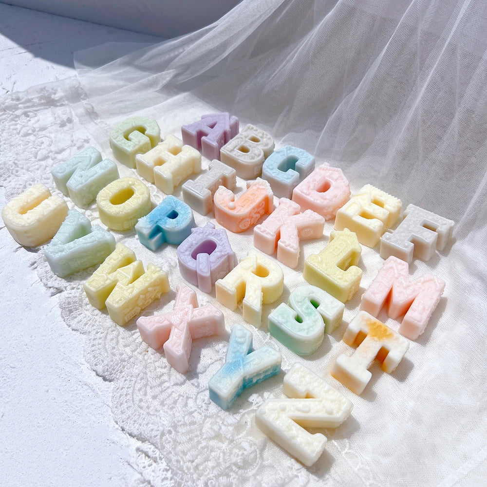 Gingerbread Alphabet & Numbers Silicone Mold