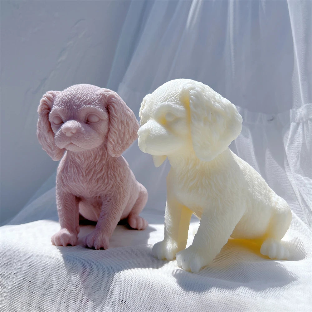 Cavalier King Charles Spaniel Dog Candle Mold