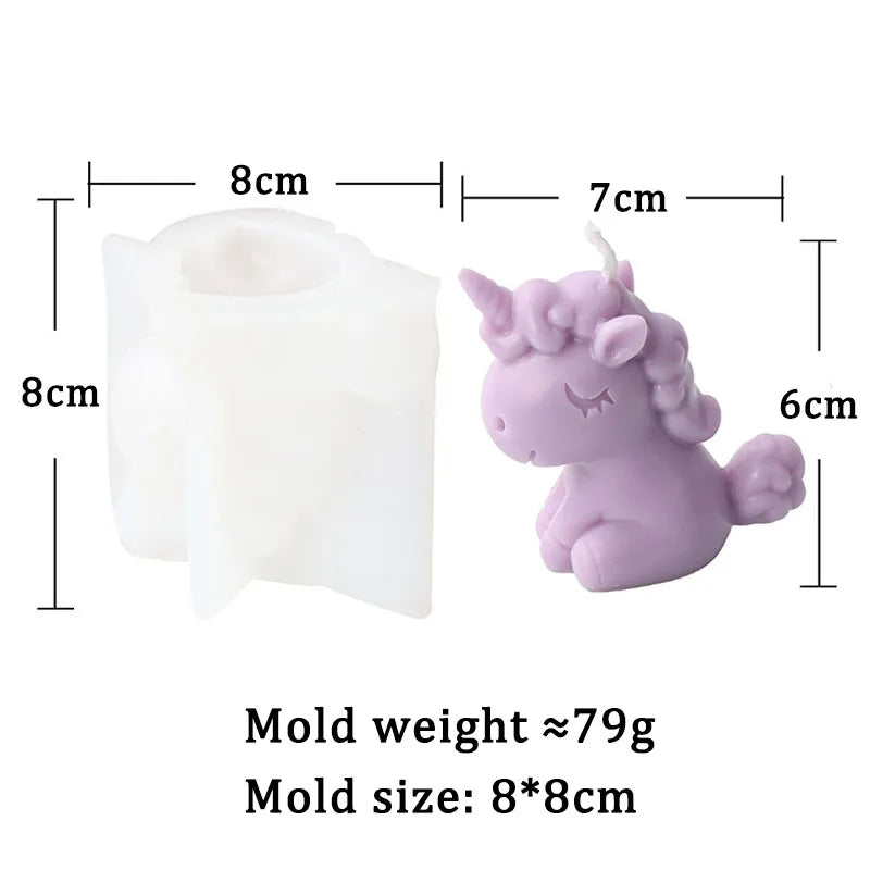 Cartoon Candle Mold Silicone