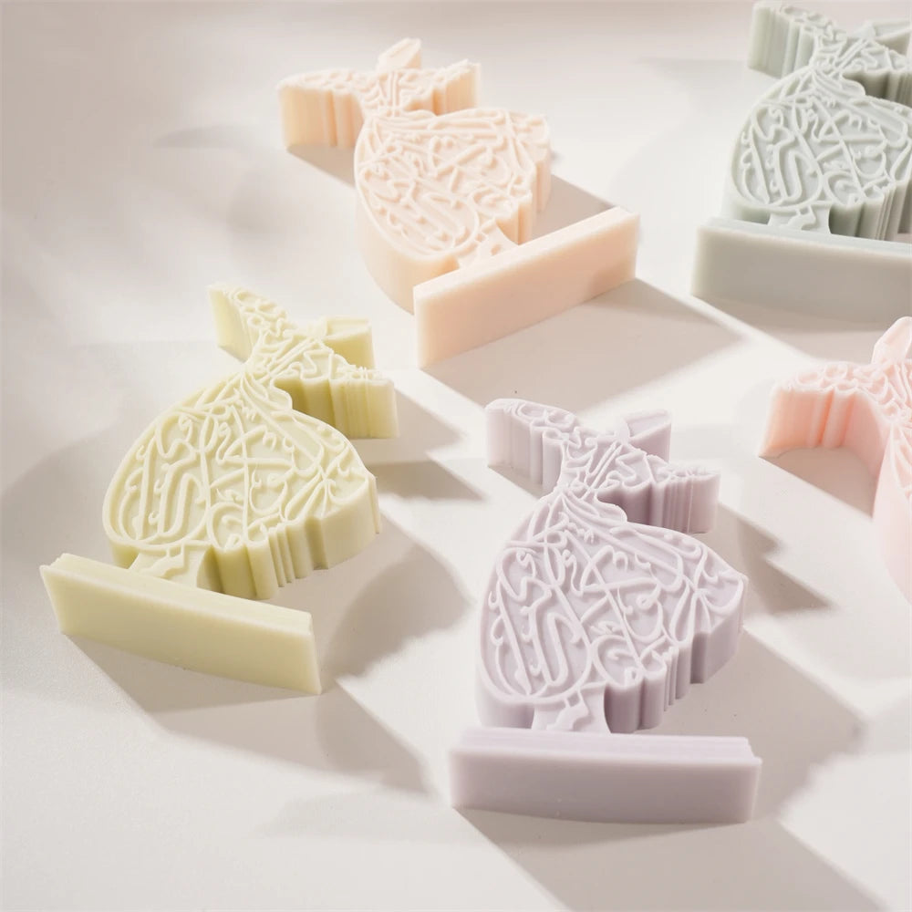 Whirling Dervish Silicone Candle Mold for Ramadan Decor