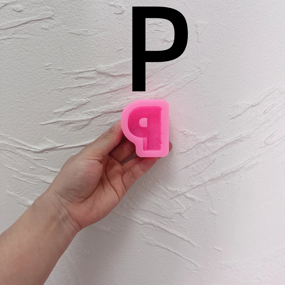 Gingerbread Alphabet & Numbers Silicone Mold