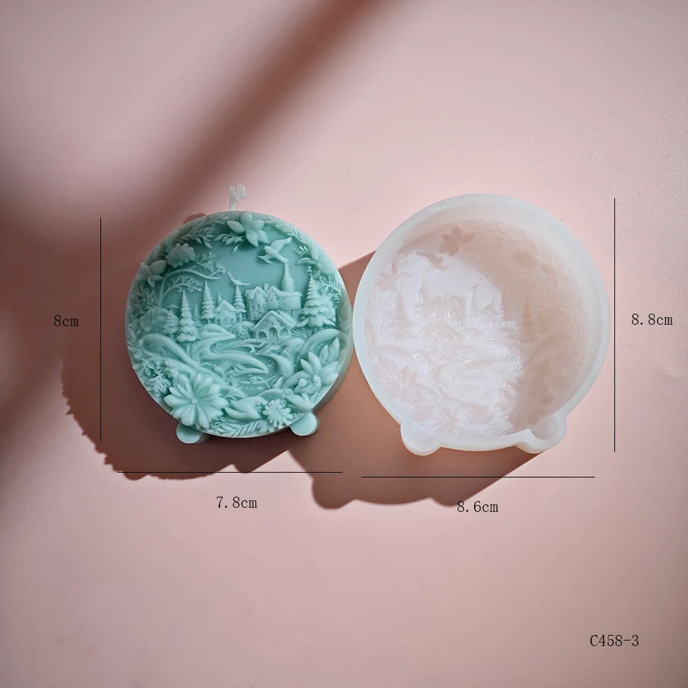 Secret Realm Christmas Forest Molds for Candle