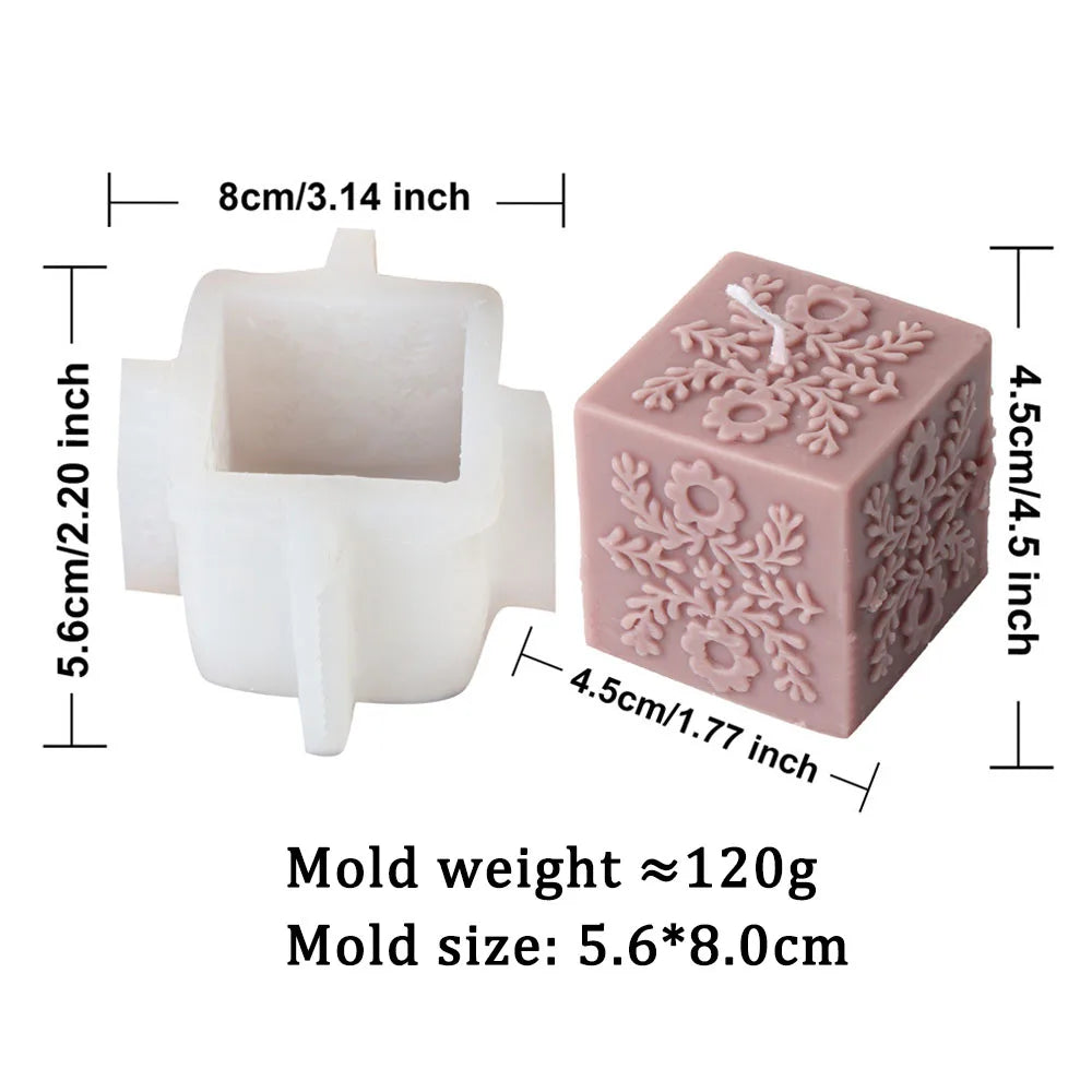 Square Totem Pattern Candle Mold for Home Decor