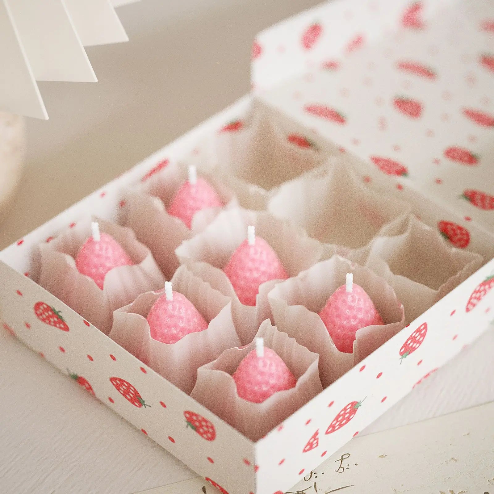 Strawberry Shaped Silicone Candle Mold 4PCS/1PC S/M/L