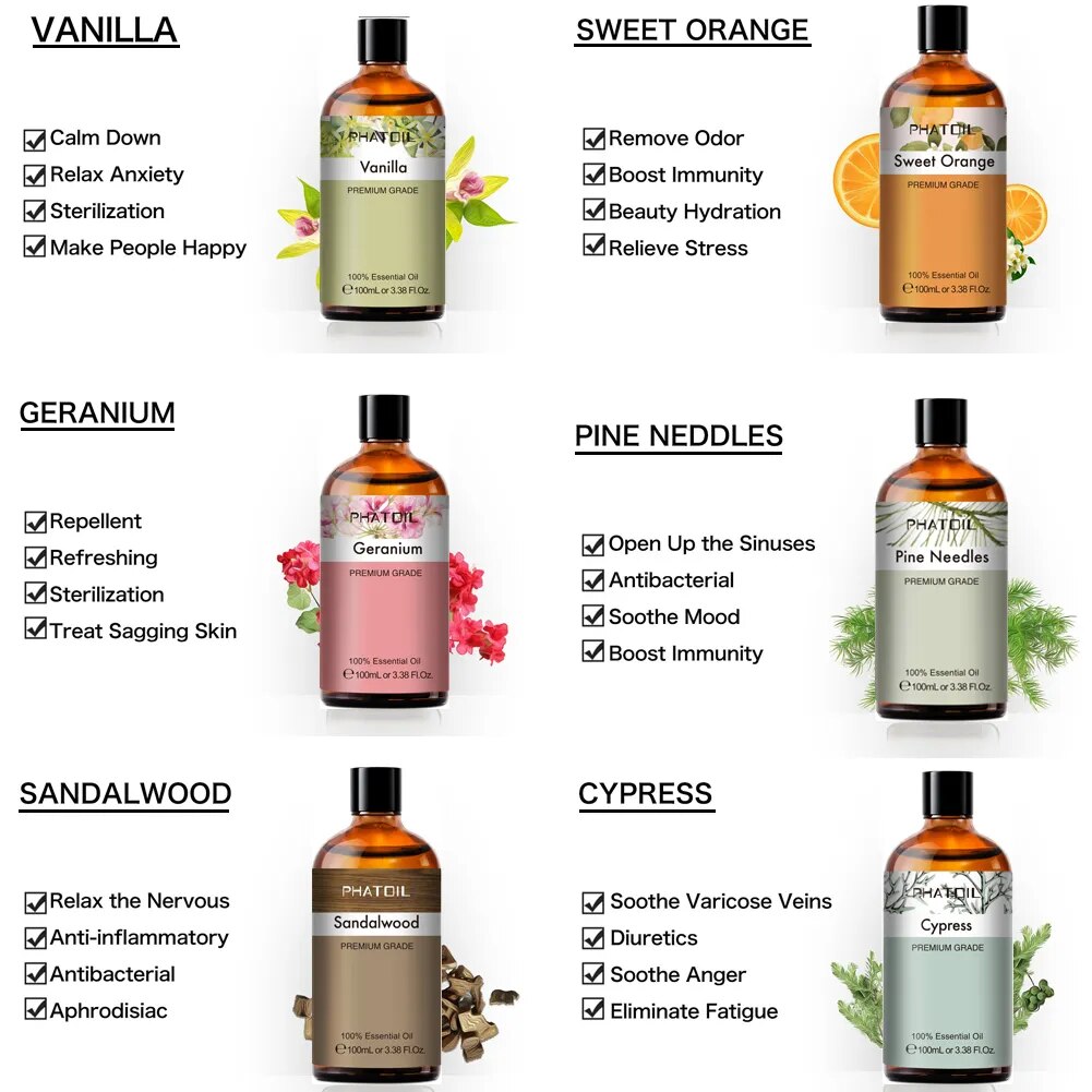 100ml Essential Oils for Candle Making DIY