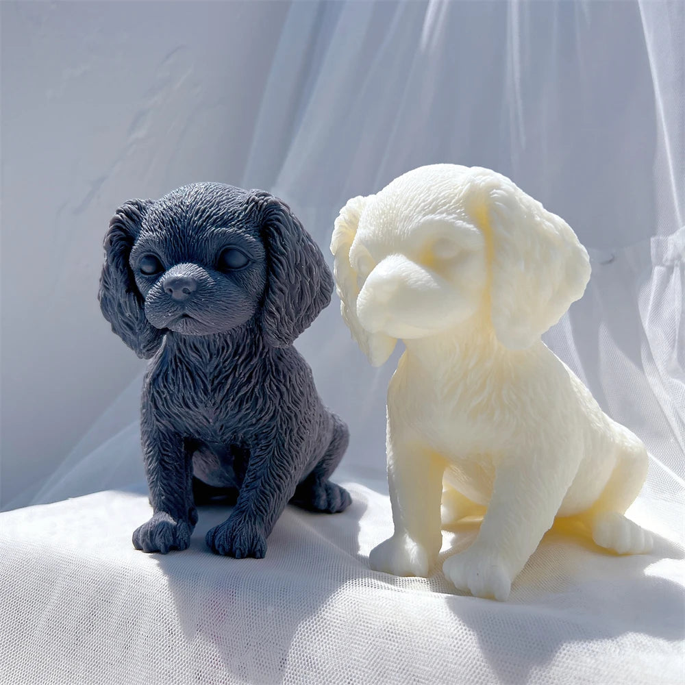 Cavalier King Charles Spaniel Dog Candle Mold