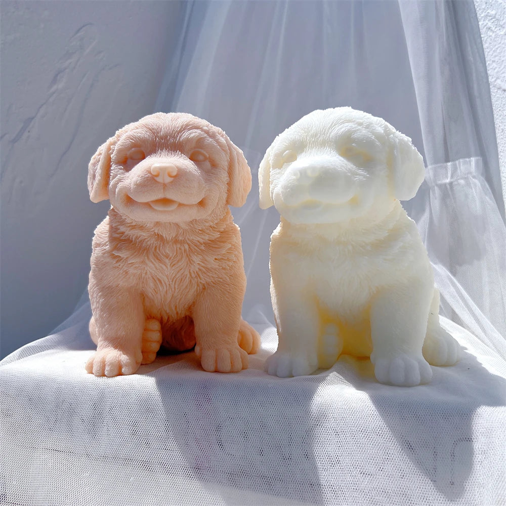 Bernese Mountain Dog Silicone Candle Mold