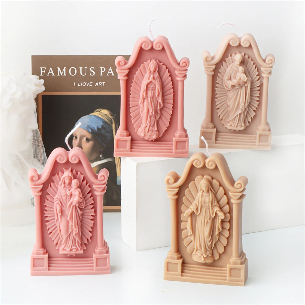 Holy Saints Catholic Prayer Candle Molds