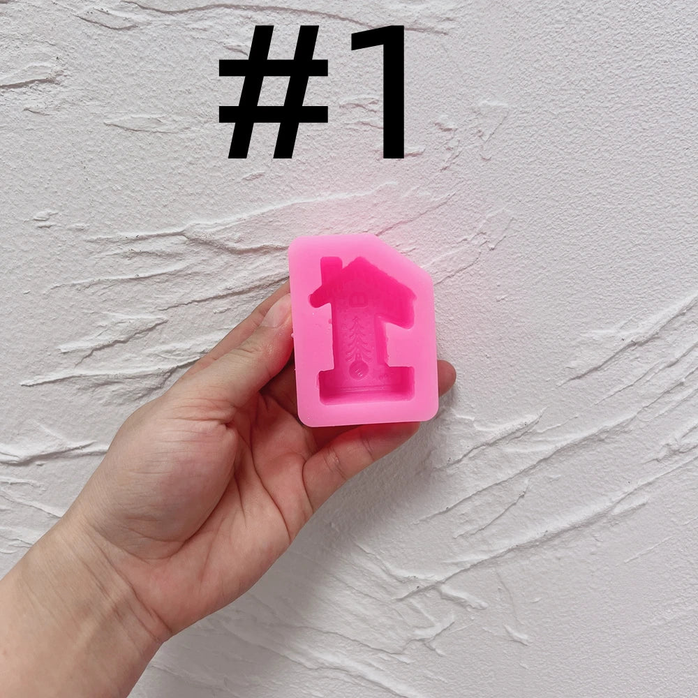 Gingerbread Alphabet & Numbers Silicone Mold