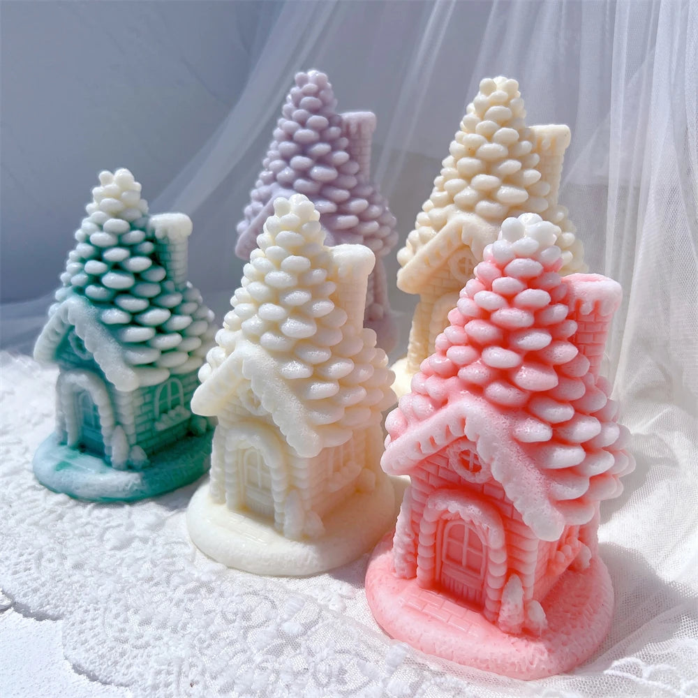 Pinecone Fairy Cottage Candle Mold – 2 Designs