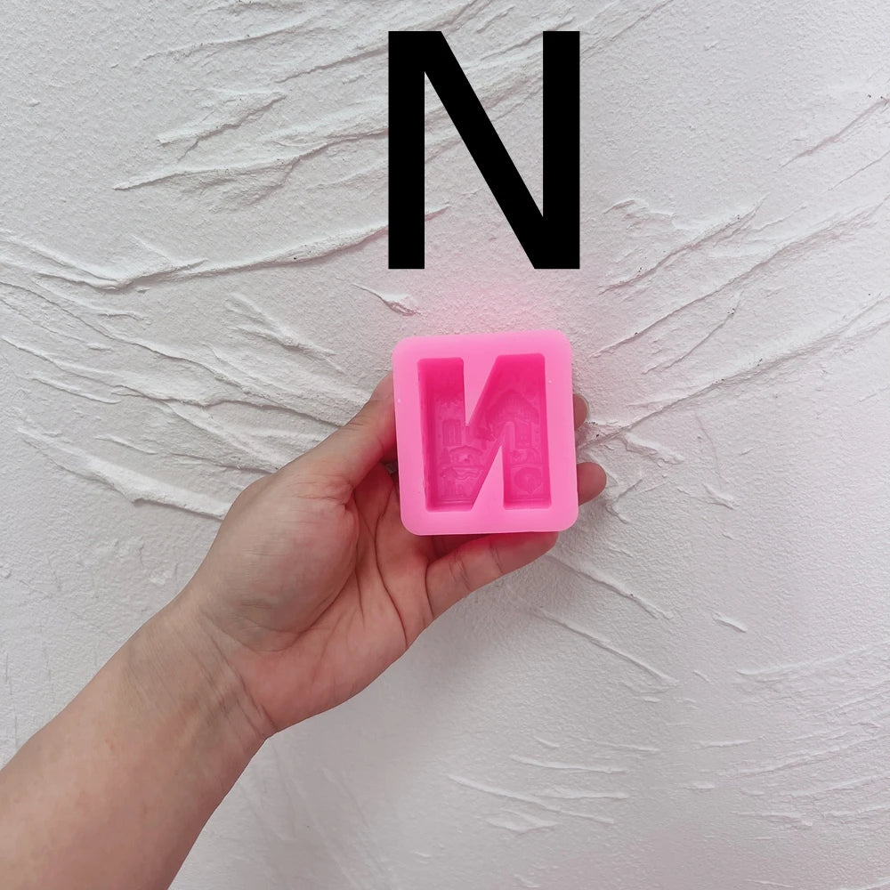 Gingerbread Alphabet & Numbers Silicone Mold