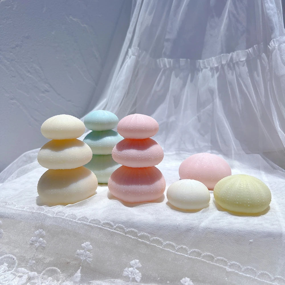 Starfish & Seashells Silicone Candle Mold – Coastal Theme Wax Mold