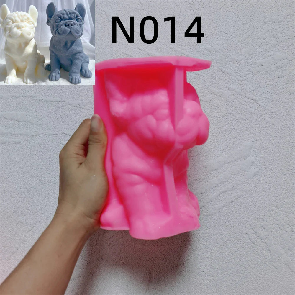 Puppy Candle Molds Silicone