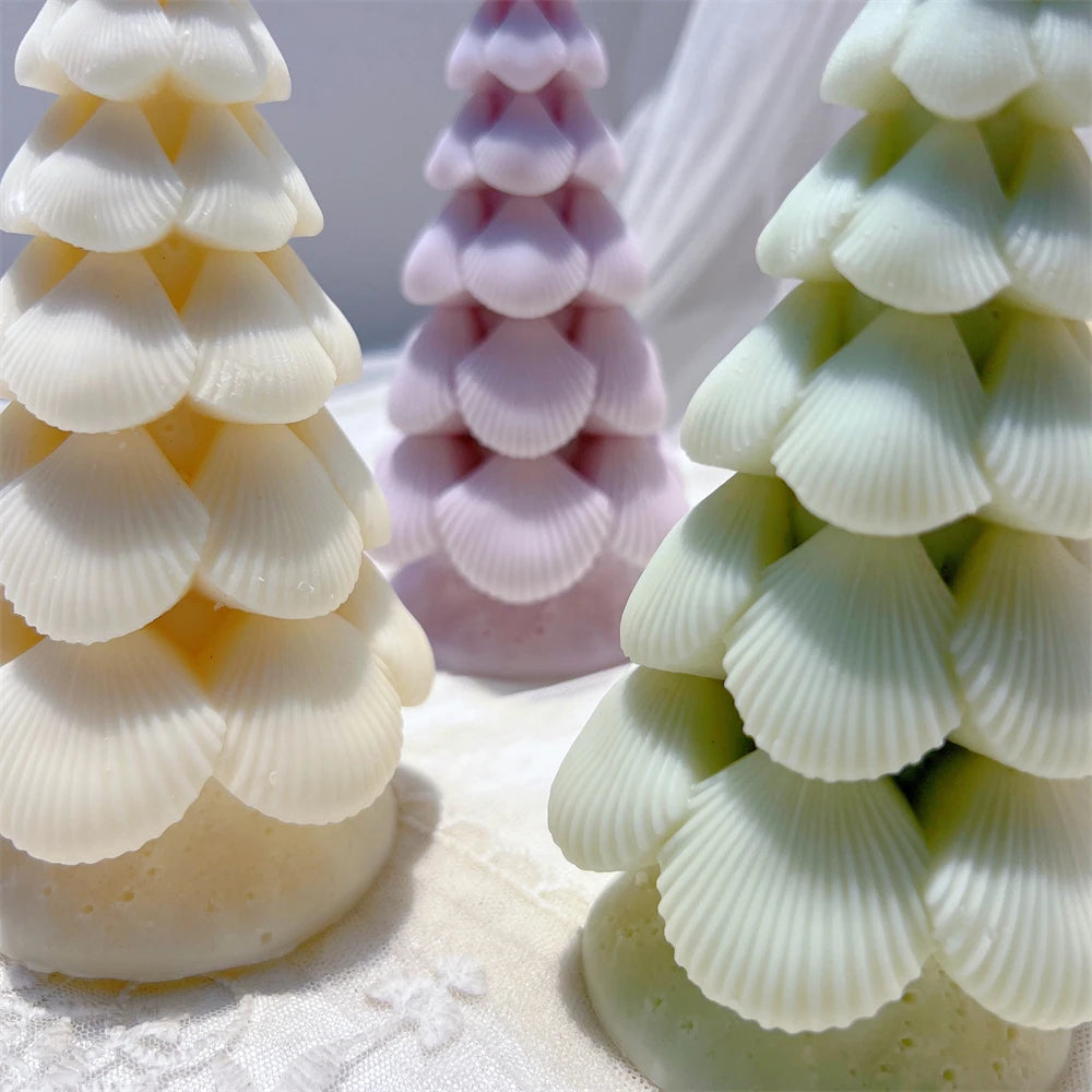 Holiday Season Christmas Tree Silicone Candle Mold