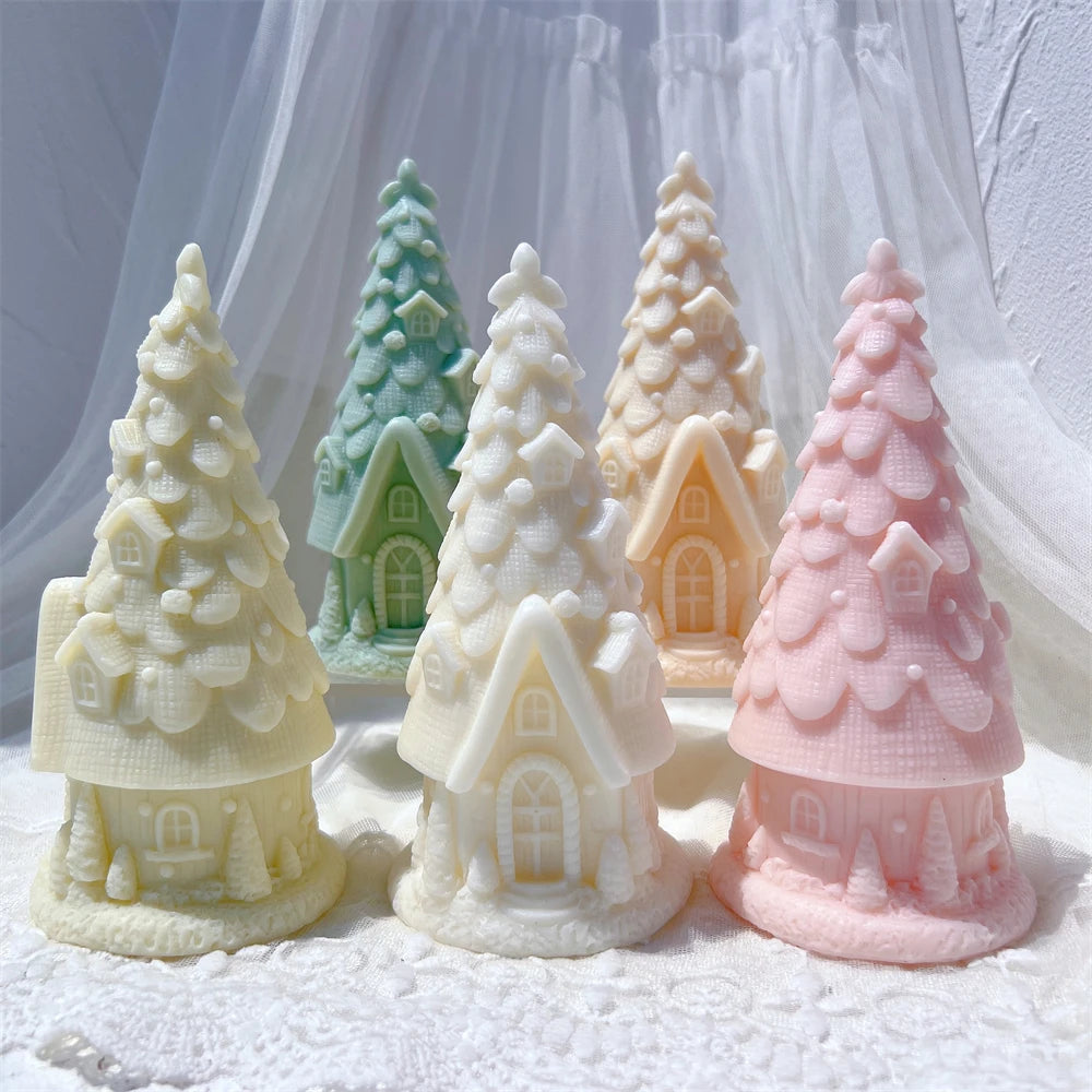 Christmas Pine Tree Silicone Candle Mold