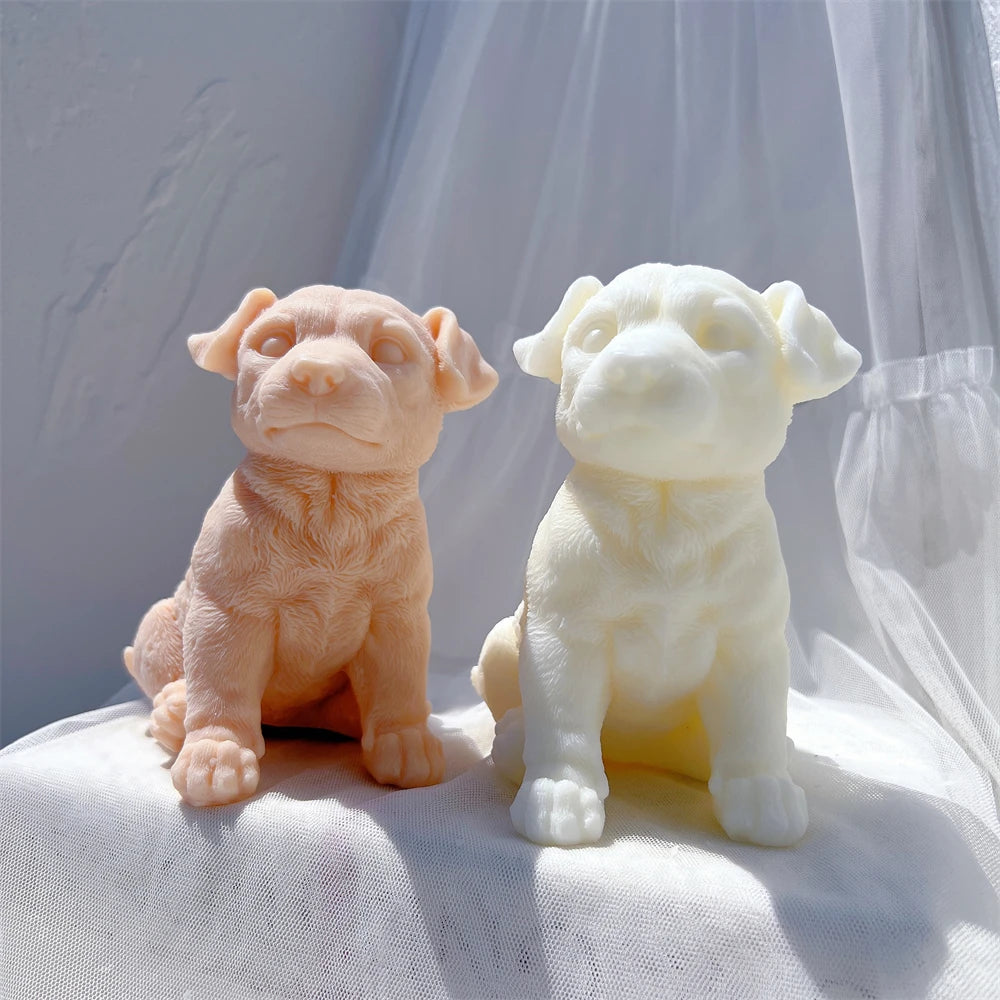 Retriever Dog Candle Mold