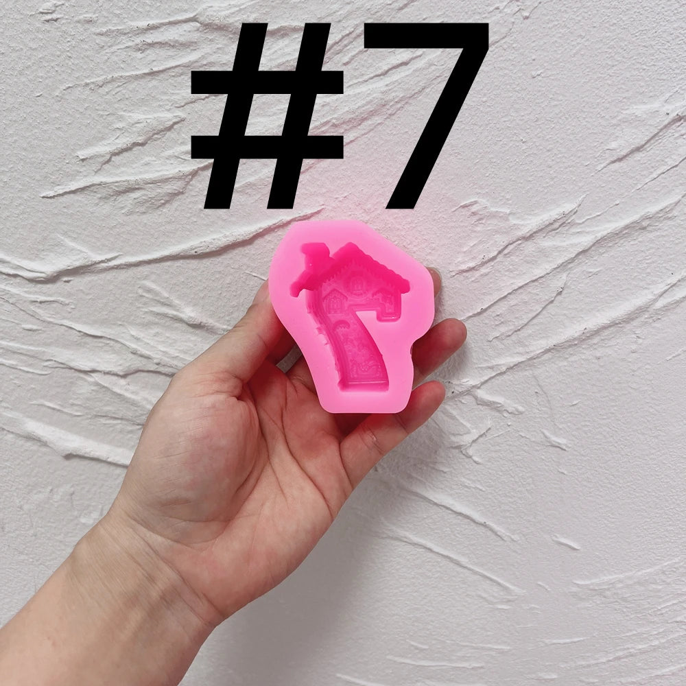 Gingerbread Alphabet & Numbers Silicone Mold