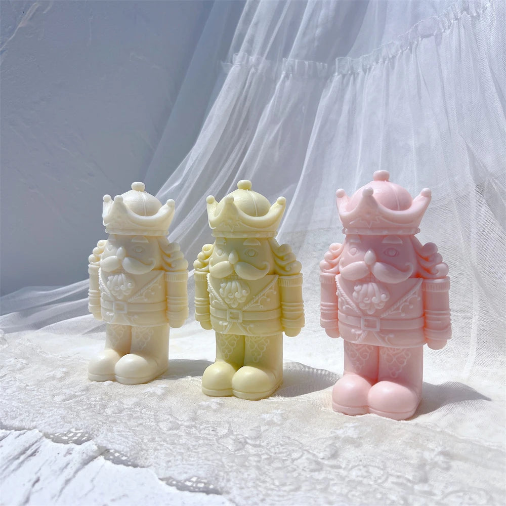 Nutcracker with Crown Silicone Mold