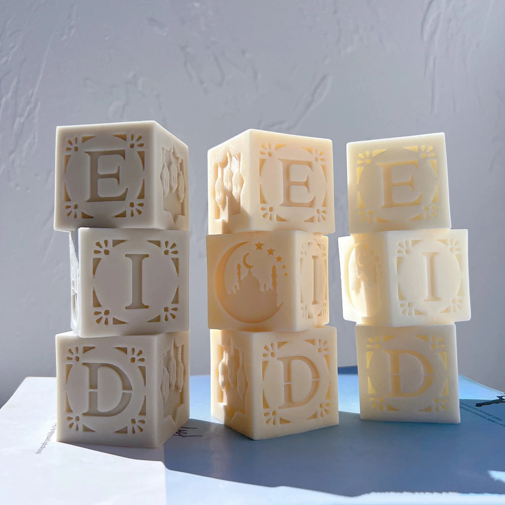 Ramadan Eid Mubarak Decorations Candle Mold