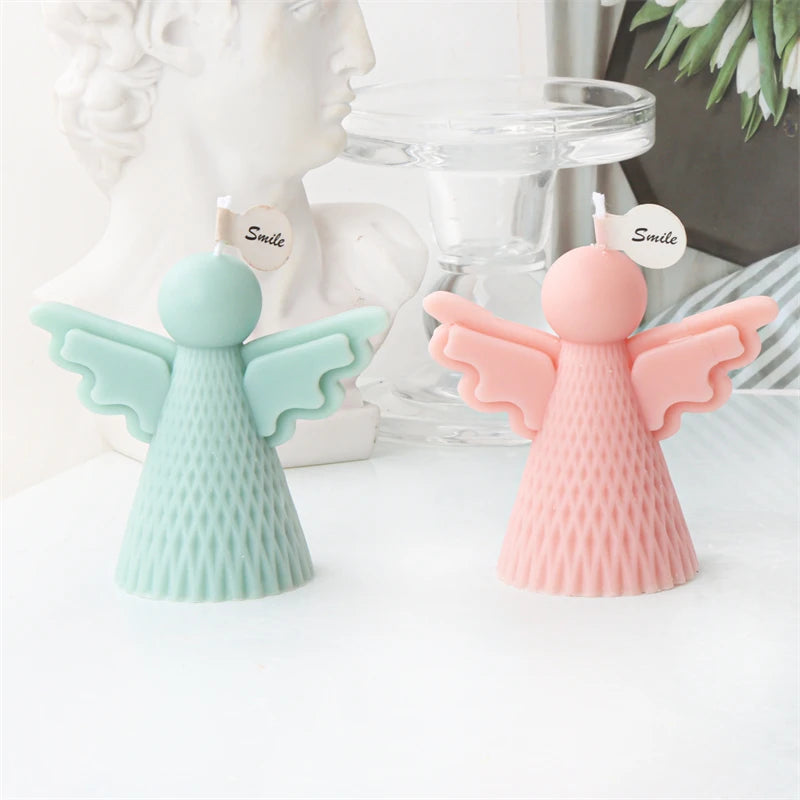 3D Angel Wings Candle Molds