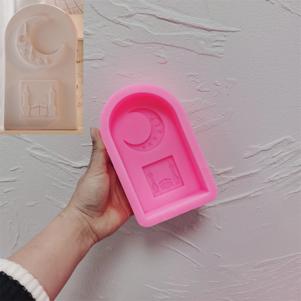 Islamic Ramadan Decor Silicone Candle Mold