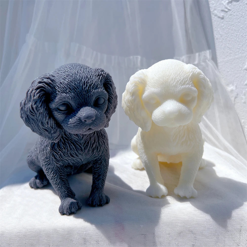 Cavalier King Charles Spaniel Dog Candle Mold