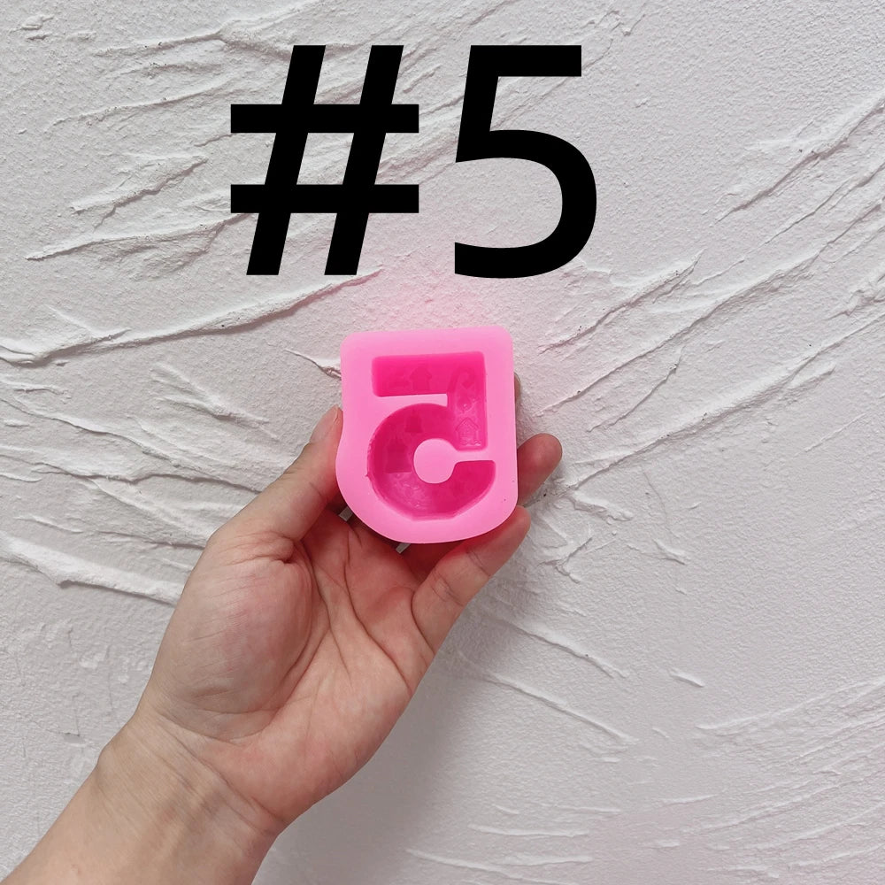 Gingerbread Alphabet & Numbers Silicone Mold