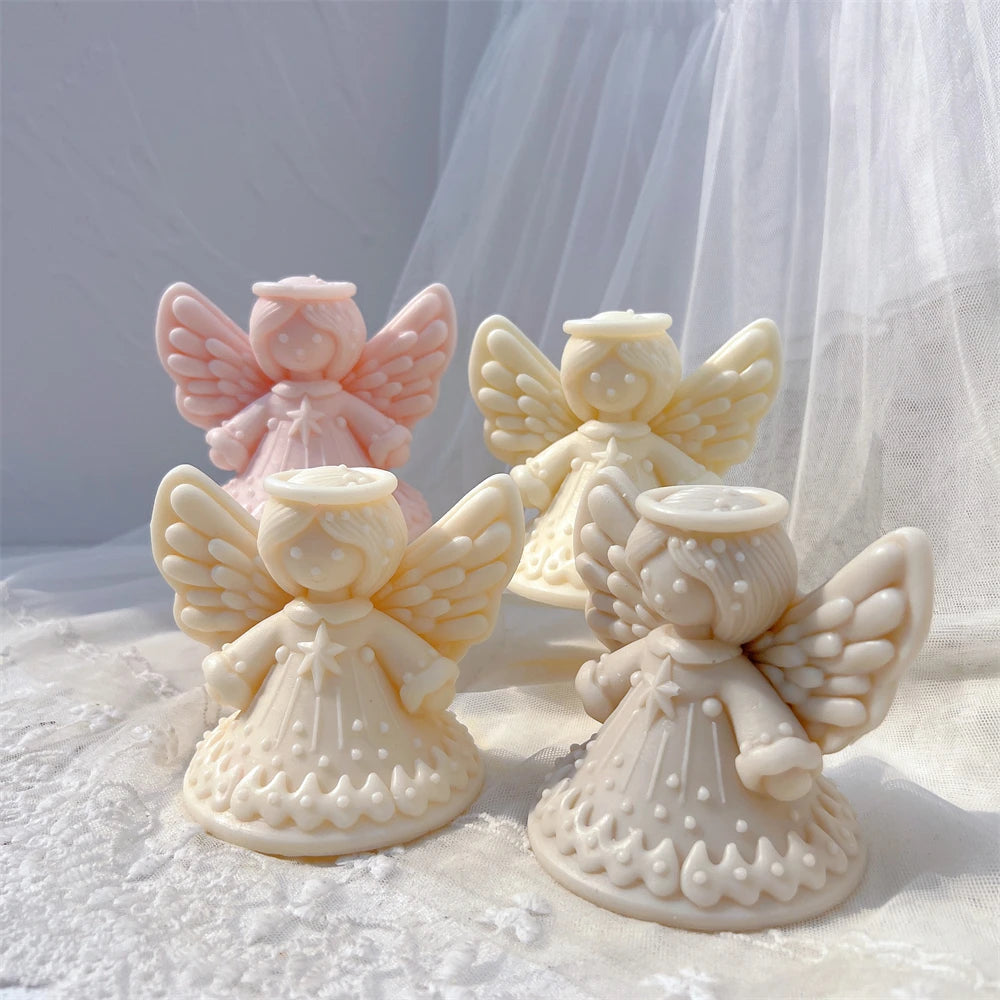Christmas Angel Candle Mold