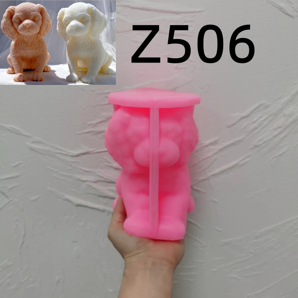 Cavalier King Charles Spaniel Dog Candle Mold