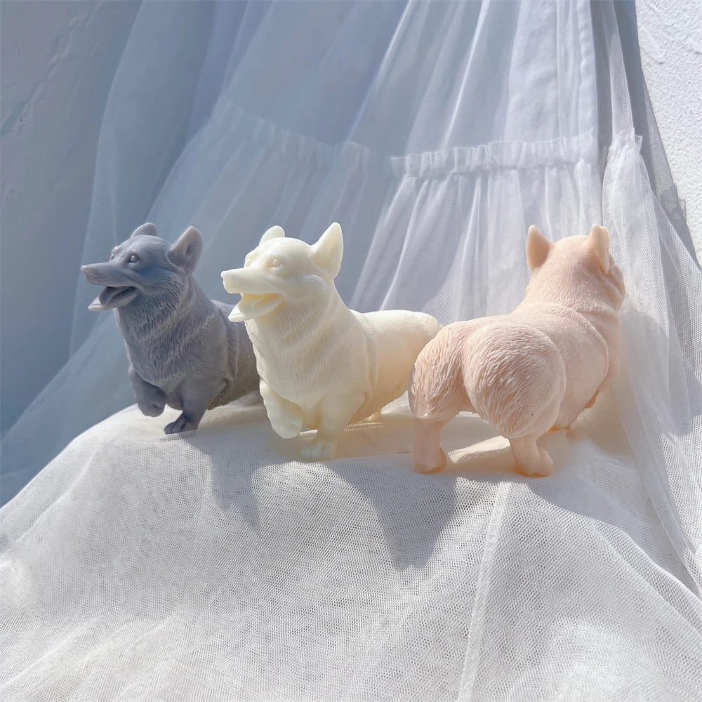 Welsh Corgi Pembroke Dog Candle Mold