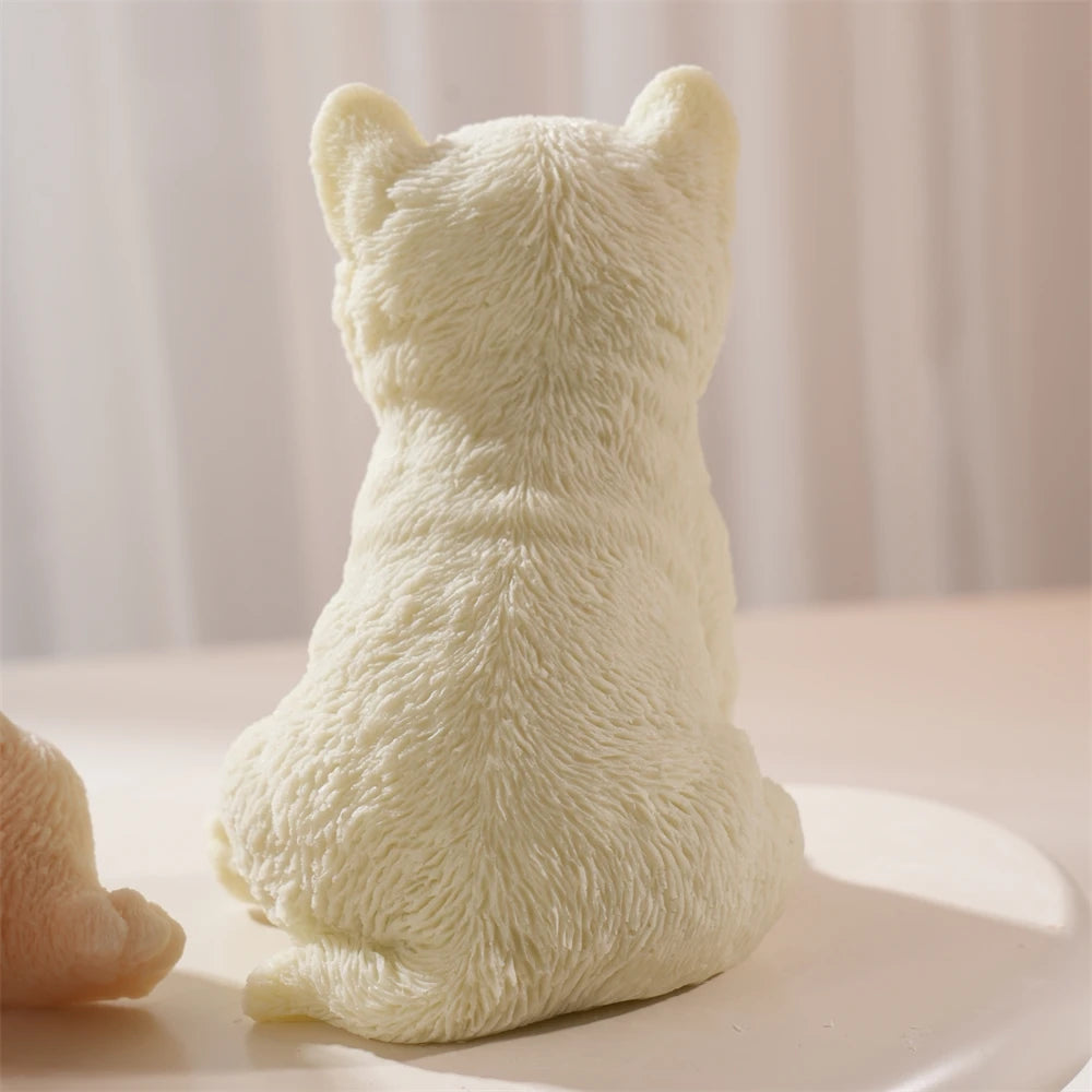 Shiba Inu Dog Candle Mold