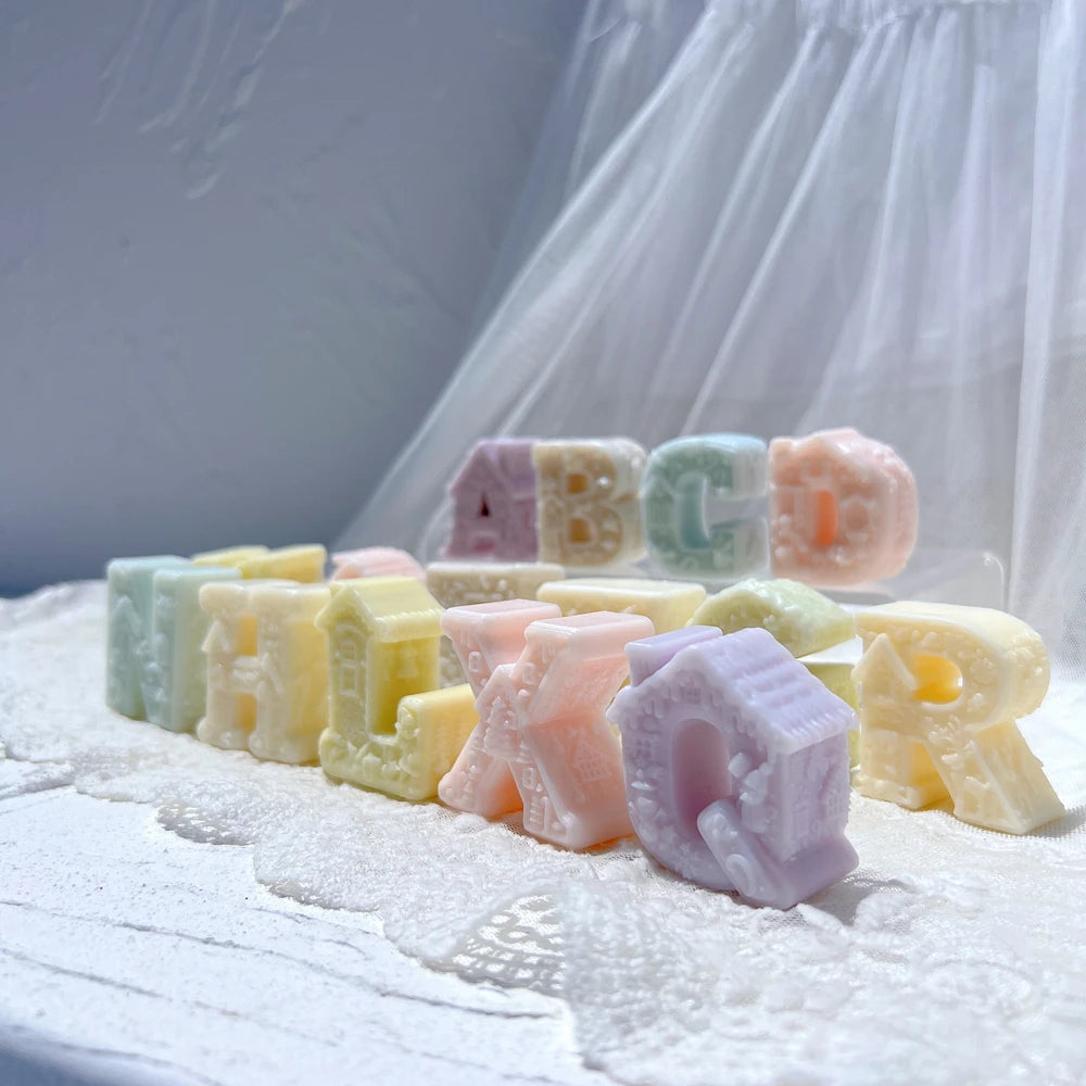 Gingerbread Alphabet & Numbers Silicone Mold