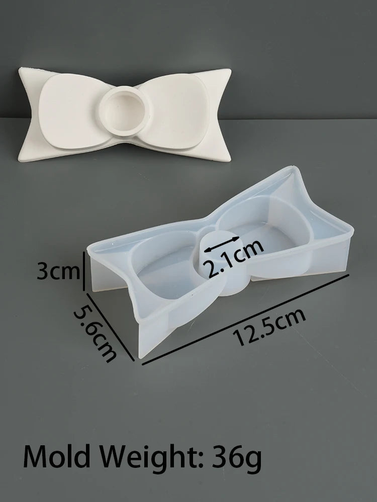 Bow Candle Holder Silicone Mold