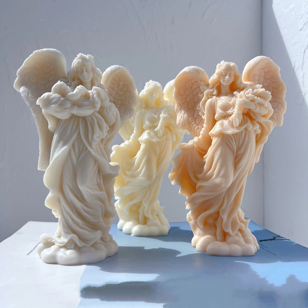 Guardian Angel & Angel of Grace Candle Mold