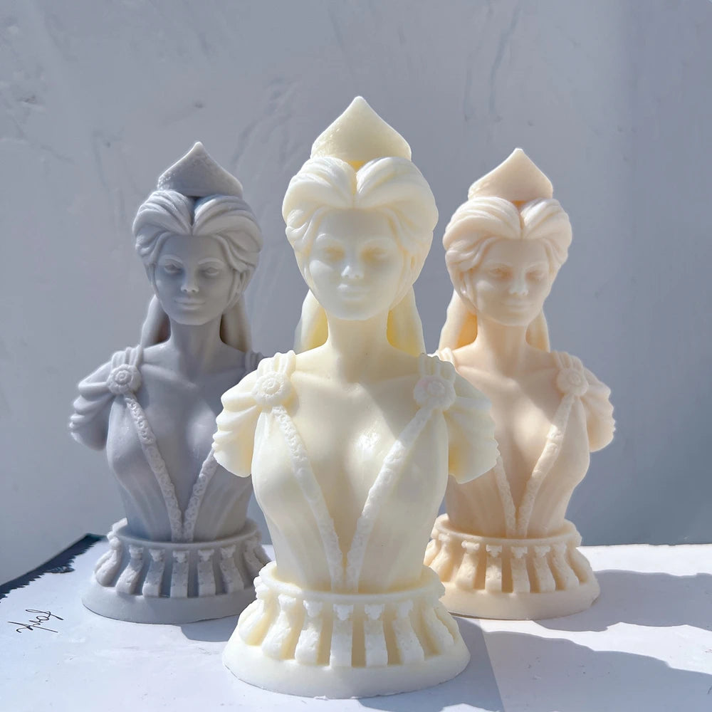 King and Queen Statue Candle Mold