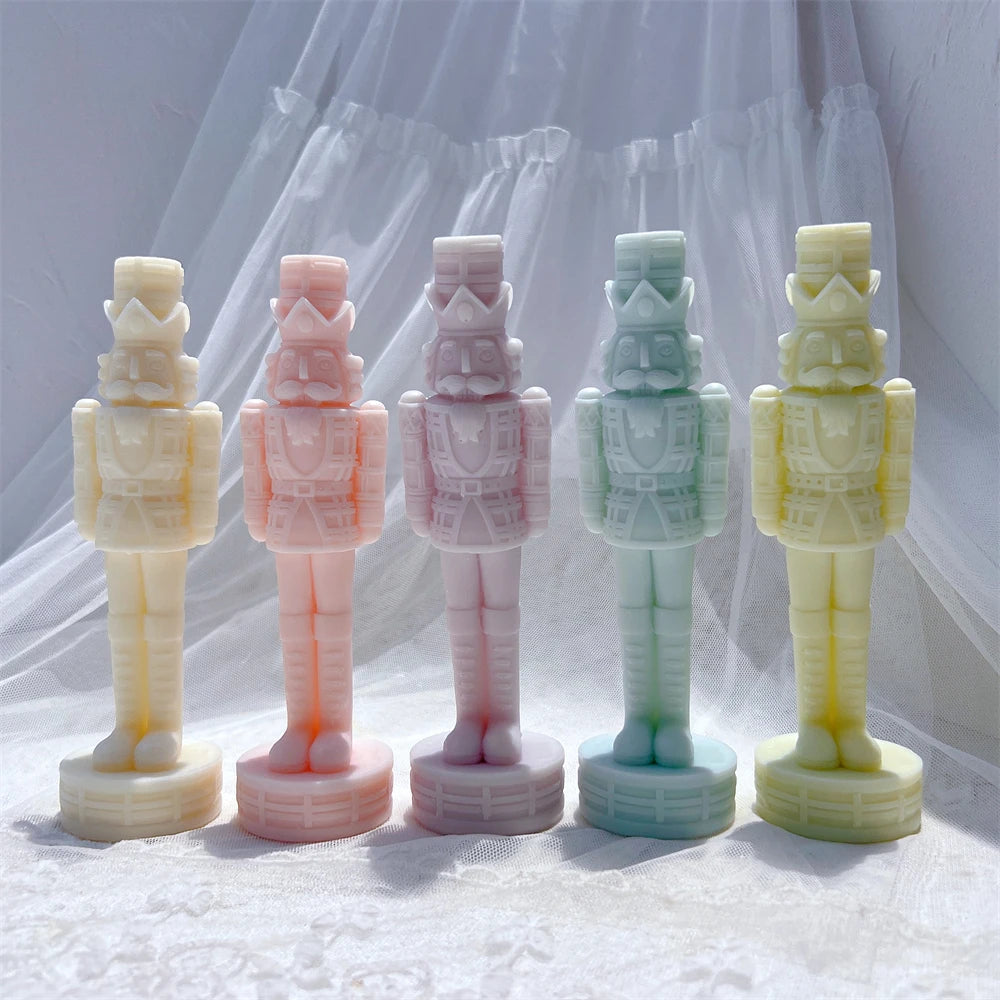 Classic Soldier Nutcracker Silicone Candle Mold