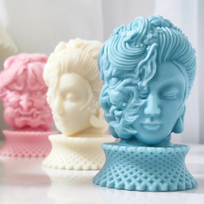 Woman Demon Candle Mold