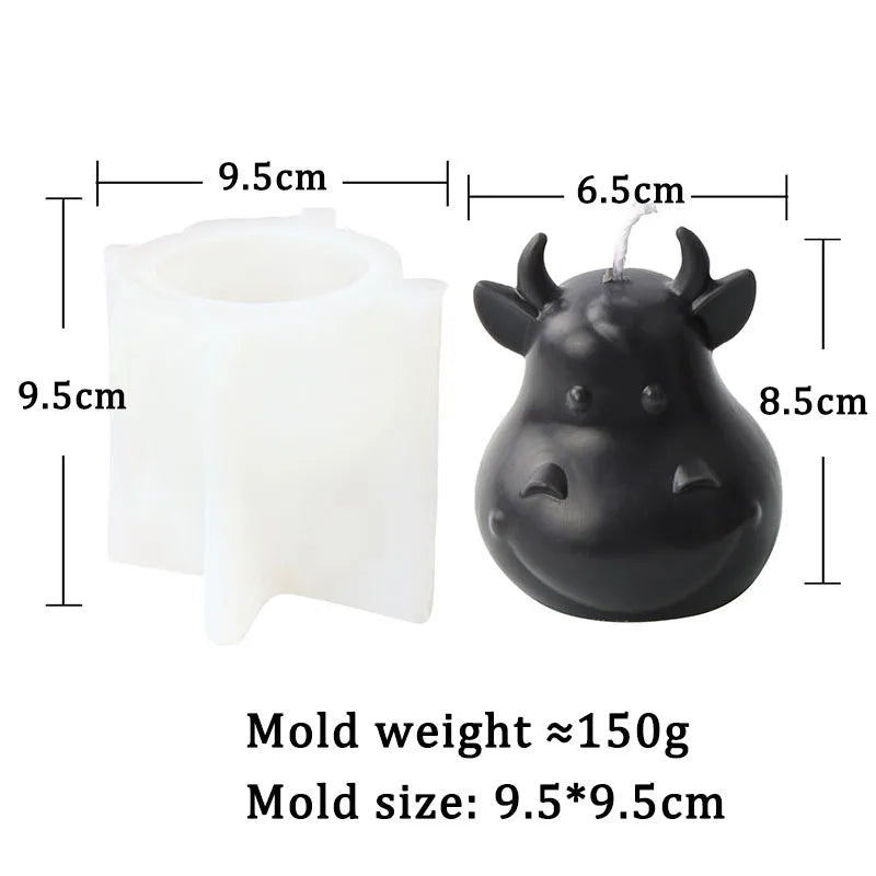 Cartoon Candle Mold Silicone