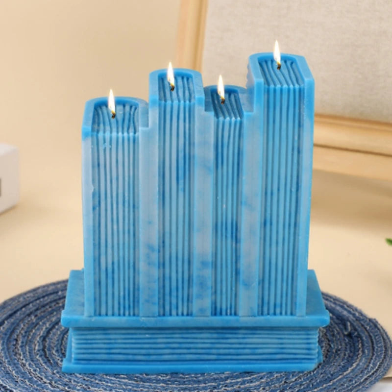 Bookstack Slicone Candle Mold