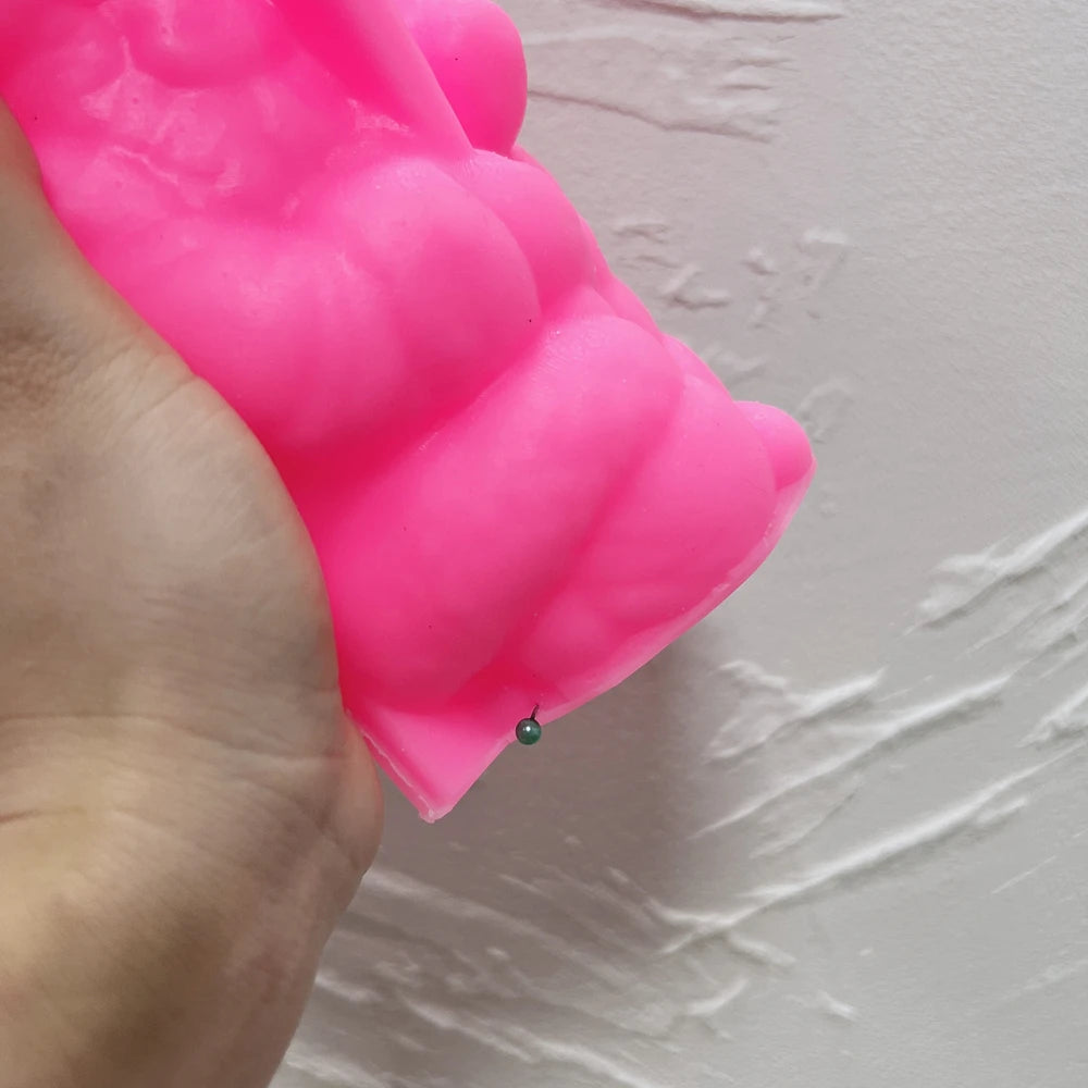 Santa Claus with Deer Candle Mold