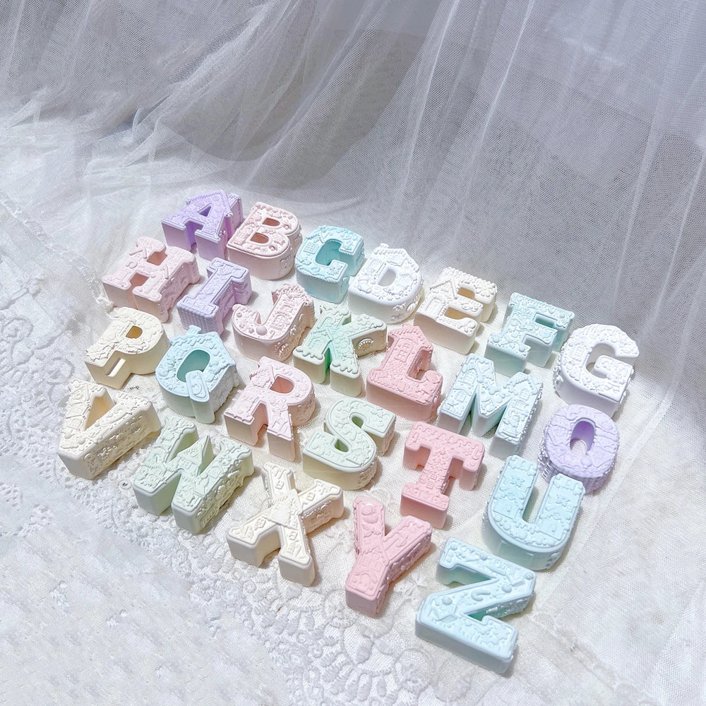 Gingerbread Alphabet & Numbers Silicone Mold