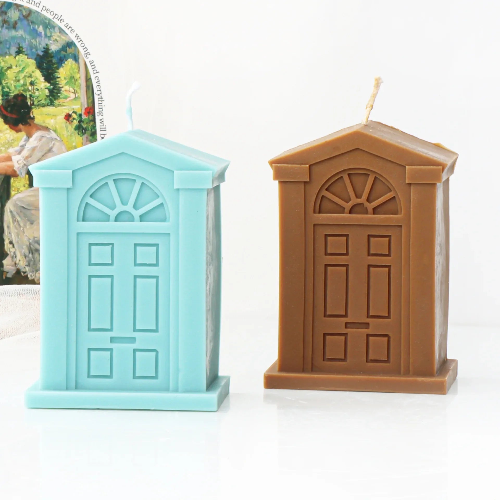 Doors And Windows Silicone Mold for Candles